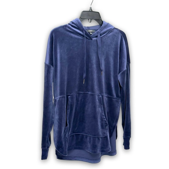 Alfani velour lounge suit. Size small. Dark blue - Picture 3 of 6